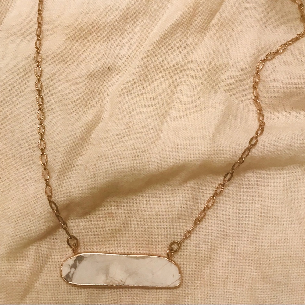 Simple Stone Necklace